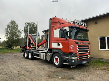 Камион за дърва SCANIA R 560