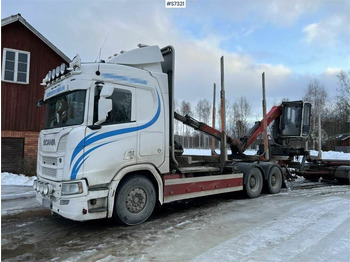 Камион за дърва SCANIA R 650