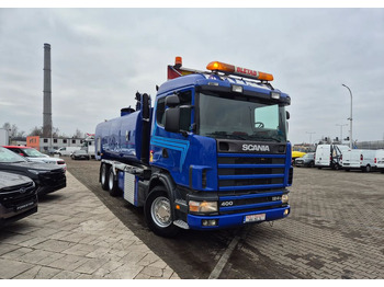 Каналопочистваща машина Scania R124 6X4 / ASENIZACYJNY / WUKO / W PEŁNI SPRAWNY / NIE RDZEWKA BECZKA / 9000L / 400L/MIN 120BAR /: снимка 4