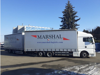 Камион с брезент MAN TGX24.510 EURO 6 6x2 + Wecon: снимка 3