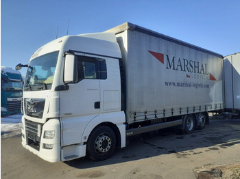 Камион с брезент MAN TGX24.510 EURO 6 6x2 + Wecon: снимка 2