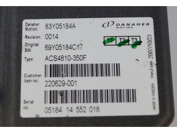 Блок за управление за Подемно-транспортна техника Toyota/BT 220629-001 | Danaher motion AC Superdrive motor controller 83Y05184A A Danaher motion AC Superdrive motor controller 83Y05184A ACS4810-350F Rev 0014 sn. 0518414552018: снимка 2