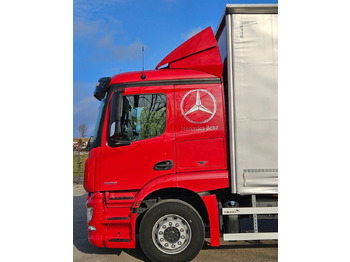 Камион с брезент Mercedes-Benz ACTROS 1830/1827/1832/FIRANKA/WINDA/DO BYDŁA/DO ŻYWCA/18 EUROPALET/AUTOMAT/Z NIEMIEC/2017/DUŻA ŁADOWNOŚĆ: снимка 3