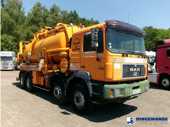 Каналопочистваща машина MAN 41.463 8x4 Euro 2 vacuum tank ADR 15 m3 / 2 comp: снимка 2