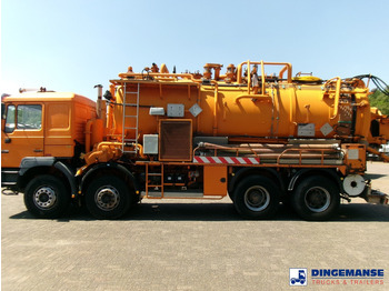 Каналопочистваща машина MAN 41.463 8x4 Euro 2 vacuum tank ADR 15 m3 / 2 comp: снимка 5