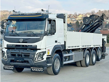 Камион с кран, Бордови камион Volvo FMX 460  HIAB X - HIPRO 302 EP - 5 + FUNK/ 8x4: снимка 3