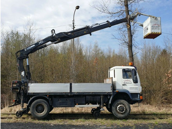 Автовишка MAN 18.280 4x4 HIAB 166 Road RAIL Two way Schiene: снимка 4