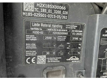 Дизелов мотокар Linde H25D-02: снимка 3