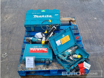 Строително оборудване Makita 110Volt AVT HR5212C Hammer Drill, RP1801 Plunge Router, 9565P Angle Grinder, GA50 Angle Grinder, 8406 Core Drill (2 of): снимка 5