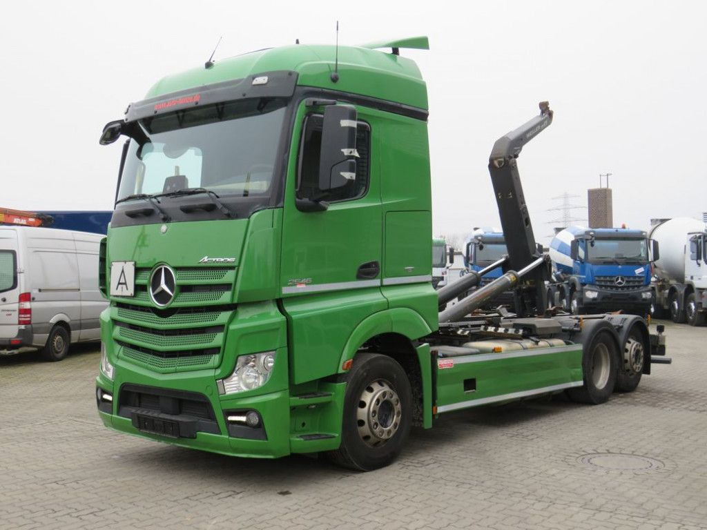 Мултилифт с кука камион Mercedes-Benz Actros neu 2546 L 6x2 Abrollkipper Meiller: снимка 13