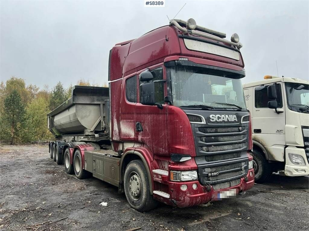 Влекач Scania R 620 Tractor Unit with ZORZI Tipper trailer: снимка 9