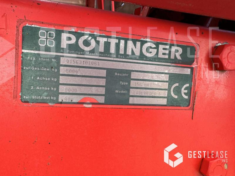 Саморазтоварващо се ремарке POTTINGER LADER PROFI 5G: снимка 12 Саморазтоварващо се ремарке POTTINGER LADER PROFI 5G: снимка 12