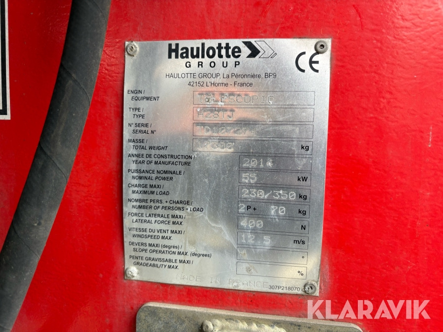 Работна площадка Bomlift Haulotte HA28TJ 28 meter: снимка 6