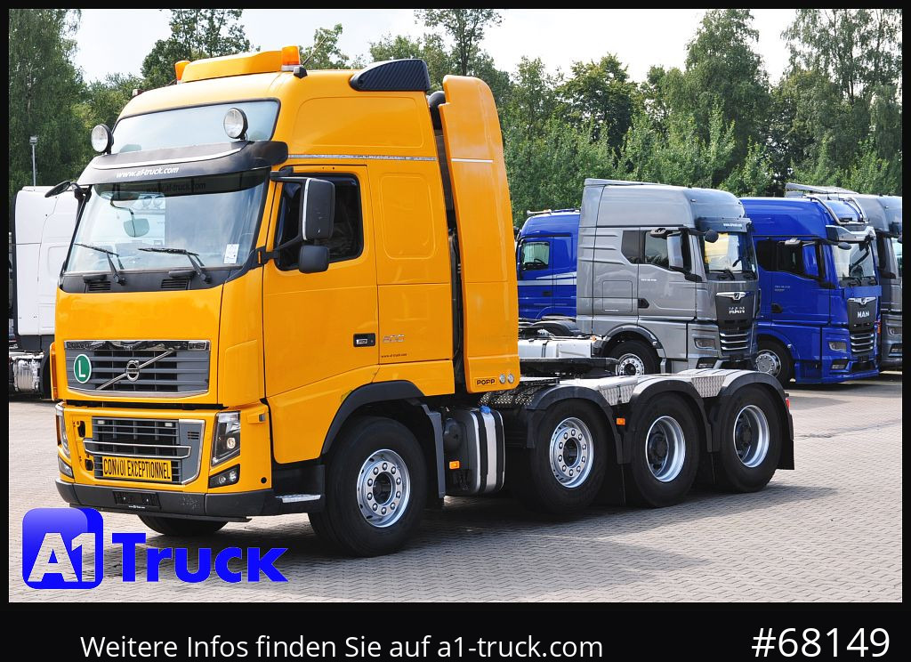 Влекач VOLVO FH16, 600, Schwerlast 180to, 8x4, Standklima, Liftachse,: снимка 13