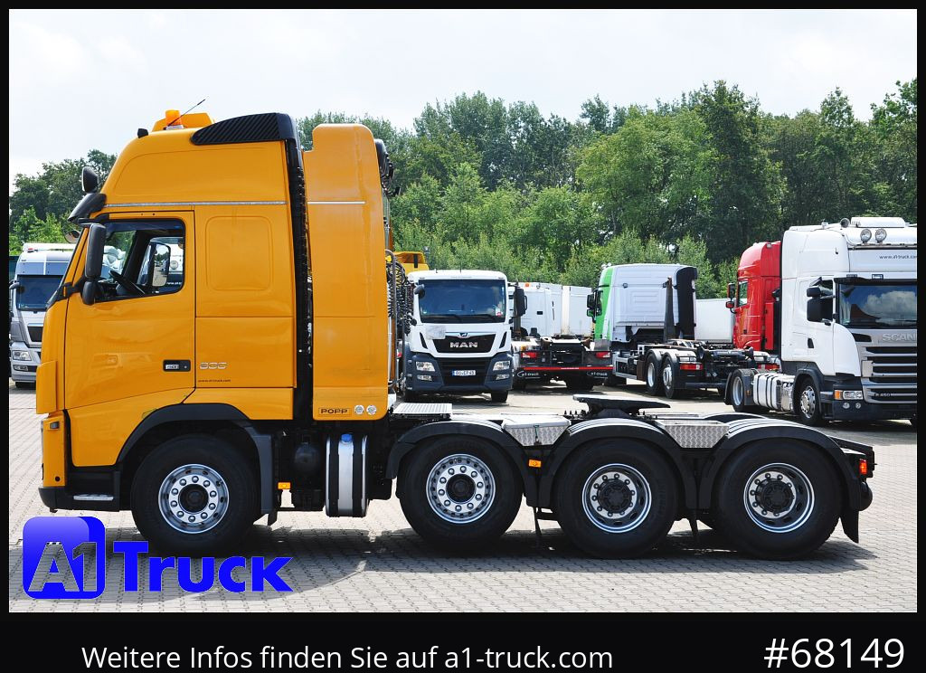 Влекач VOLVO FH16, 600, Schwerlast 180to, 8x4, Standklima, Liftachse,: снимка 12