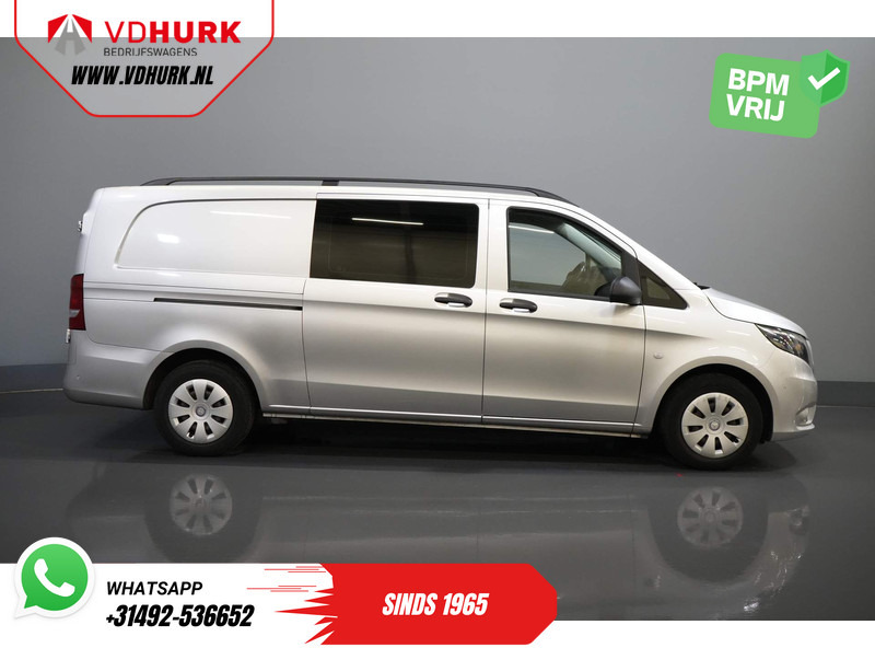 Малък ван Mercedes-Benz Vito 114 CDI Aut. L3 BPM VRIJ! DC Dubbel Cabine EURO6/ Climate/ Navi/ Camera/ Cruise/ Trekhaak: снимка 10