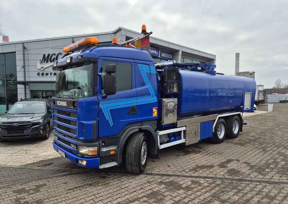 Каналопочистваща машина Scania R124 6X4 / ASENIZACYJNY / WUKO / W PEŁNI SPRAWNY / NIE RDZEWKA BECZKA / 9000L / 400L/MIN 120BAR /: снимка 13