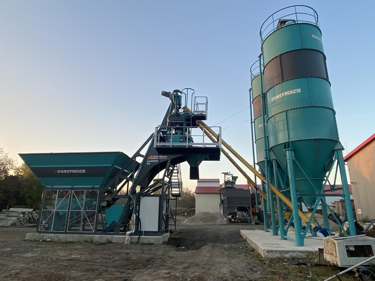Нови Строителна техника Constmach 30 m³/h Compact Concrete Batching Plant: снимка 1