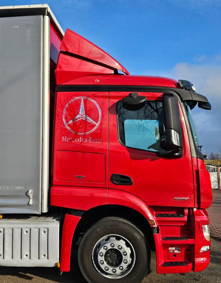 Камион с брезент Mercedes-Benz ACTROS 1830/1827/1832/FIRANKA/WINDA/DO BYDŁA/DO ŻYWCA/18 EUROPALET/AUTOMAT/Z NIEMIEC/2017/DUŻA ŁADOWNOŚĆ: снимка 11