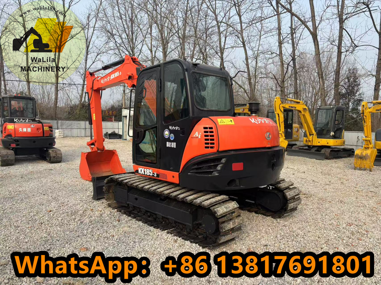 Мини багер KUBOTA KX185: снимка 7