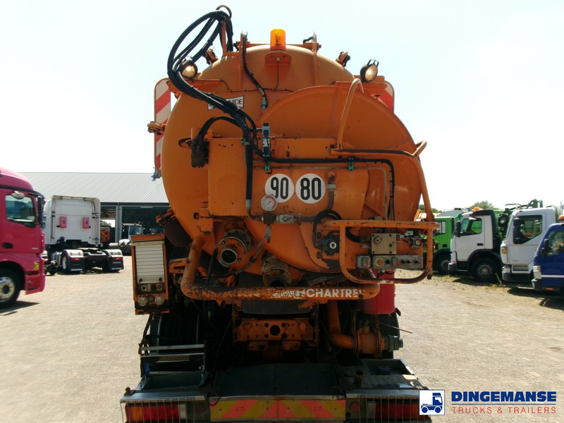 Каналопочистваща машина MAN 41.463 8x4 Euro 2 vacuum tank ADR 15 m3 / 2 comp: снимка 6