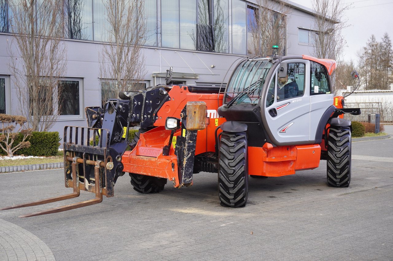 Телескопичен товарач MANITOU MT 1840 Telescopic Loader / reach 18m / joystick: снимка 6