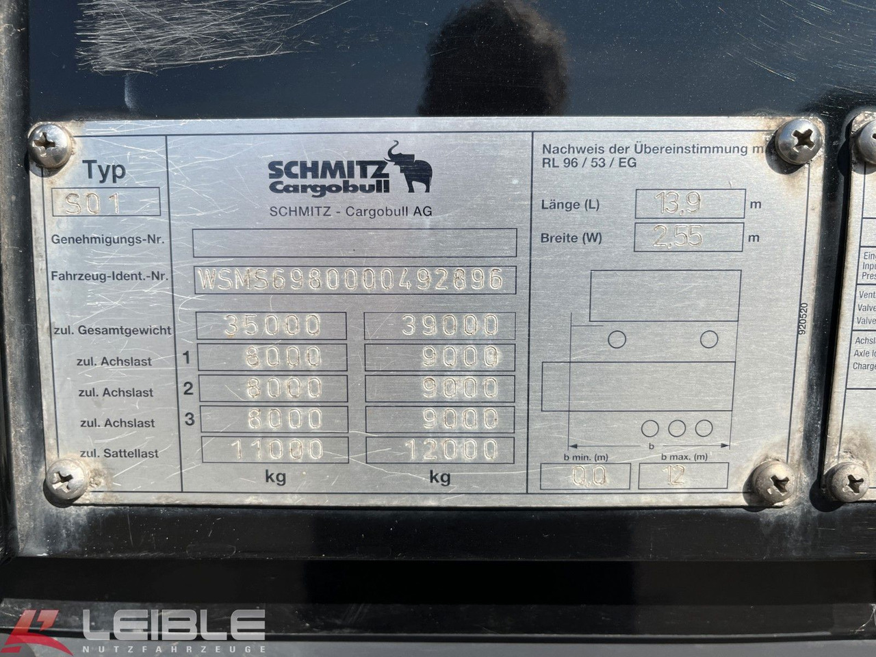 Брезентово полуремарке Schmitz Cargobull S01*Tautliner*Liftachse*Alcoa*SAF-Achsen*TOP*: снимка 22