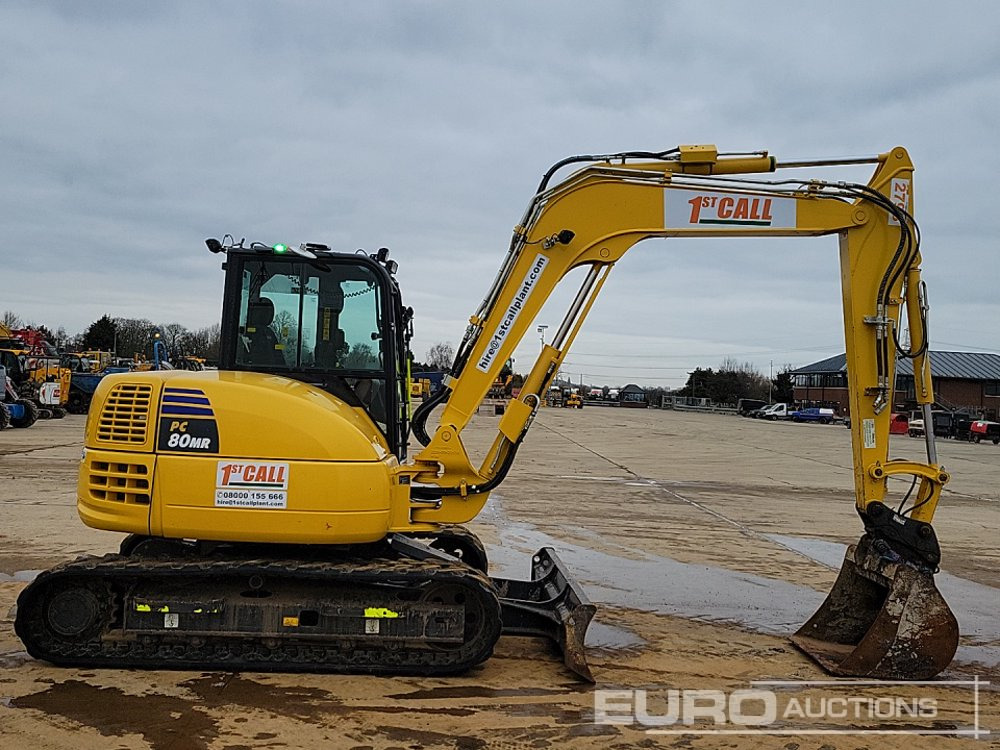 Мини багер 2022 Komatsu PC80MR-5E0: снимка 6