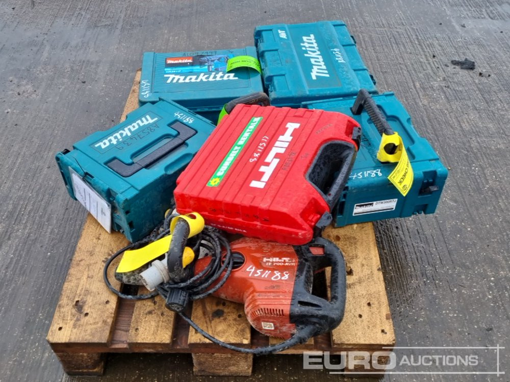 Строително оборудване Pallet of Makita Cordless Drill,Cordless Impact Wrench, 110Volt SDS Drill (3 of), Hilti Cordless Drill, 110Volt SDS Drill: снимка 7