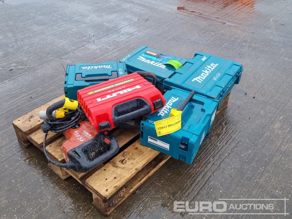 Строително оборудване Pallet of Makita Cordless Drill,Cordless Impact Wrench, 110Volt SDS Drill (3 of), Hilti Cordless Drill, 110Volt SDS Drill: снимка 6